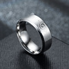 Naruto, black ring, accessory stainless steel