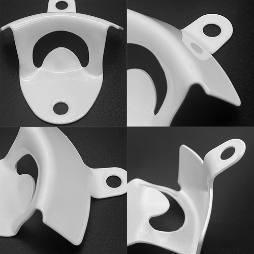 Iron stainless steel zinc alloy bottle opener white paint black bronze brass nickel zinc white wall-mounted bottle opener beer