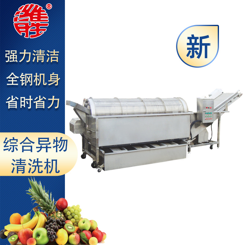 日式综合异物清洗机设备 果蔬清洗机设备 综合去杂清洗机设备