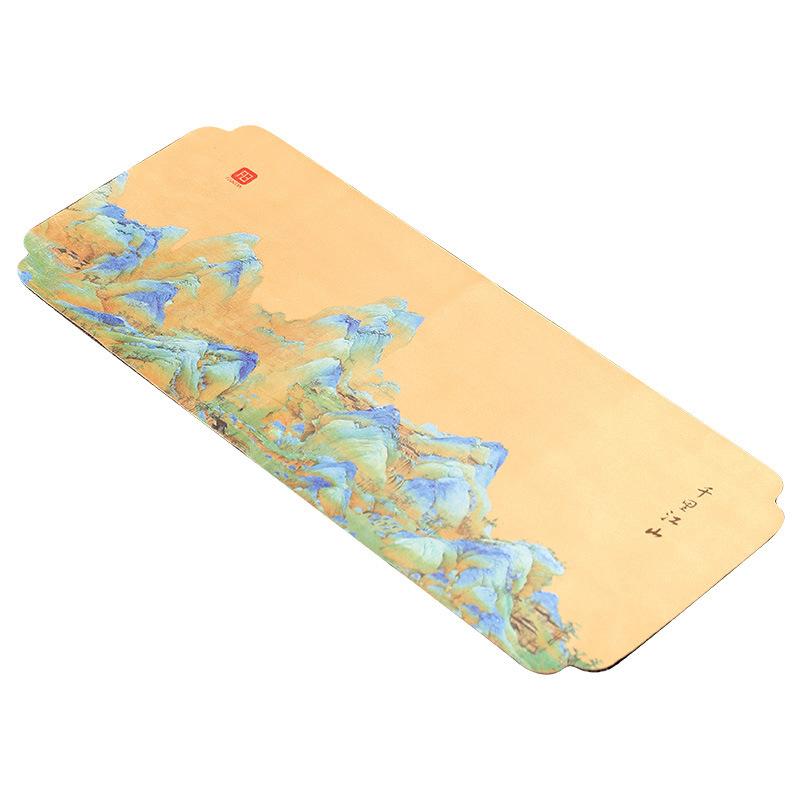 Nuevo estilo chino pequeña estera de té toalla de té seca estera Kung Fu juego de té accesorios engrosada estera de aislamiento tetera Placa de té estera