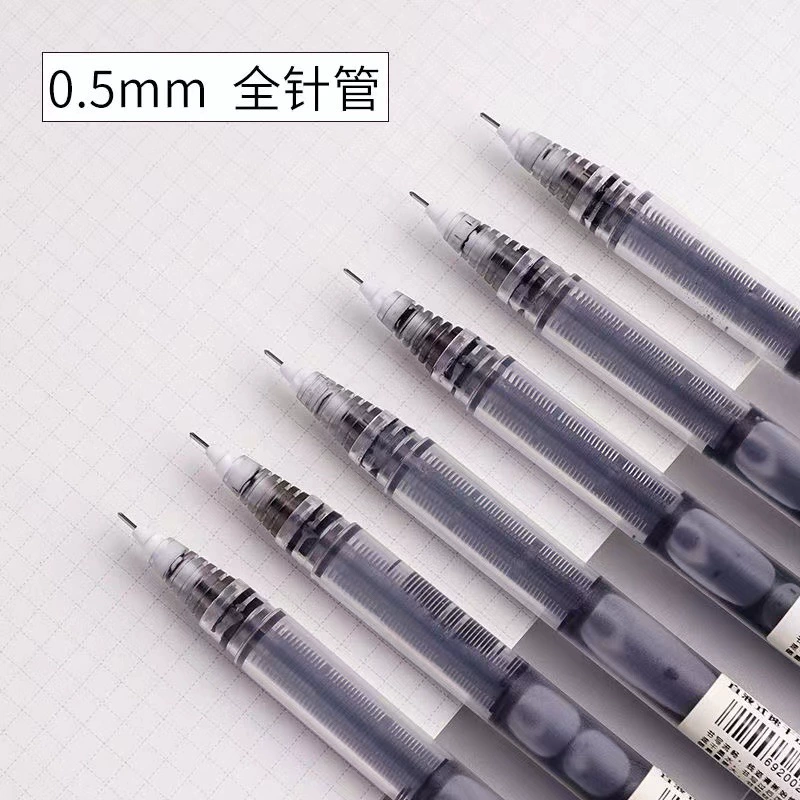 Quick-Dry Rollerball Pen, 0.5 mm, Capacious Ink Reservoir, Elementary School Pack