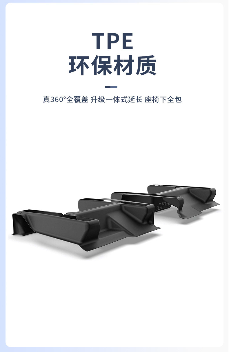 Suitable for Six-Seater Model Yl Tesla, Full Coverage Anti-Kick Corner Protection Accessories under the Seats, Cross-Border Wholesale