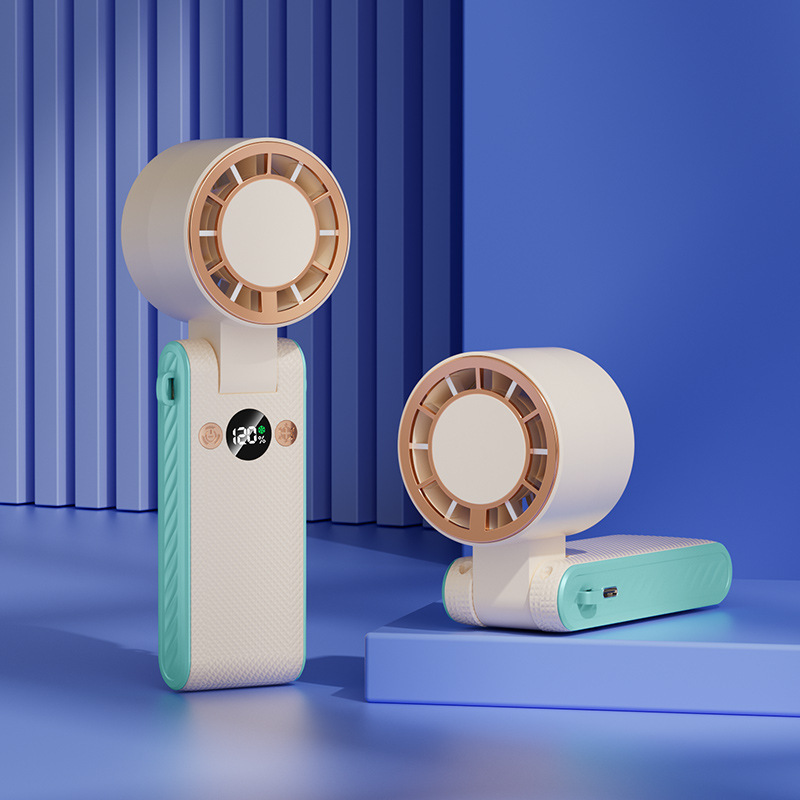 2025 新 120 ギア高速ハンドヘルドファン USB 充電タービン半導体屋外氷冷却小型ファン|undefined