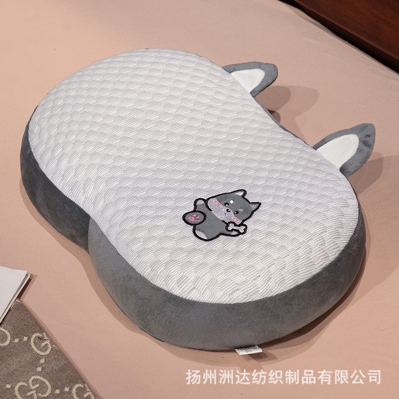 Almohada Lumbar de Espuma Viscoelástica y Seda de Hielo para Oficina