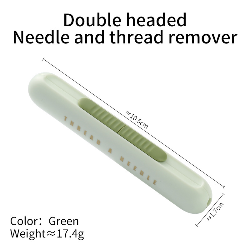 Dispositivo de enhebrado dos en uno, separador de cables, enhebrador de puntada portátil para el hogar, separador de puntada de doble cabezal de doble propósito