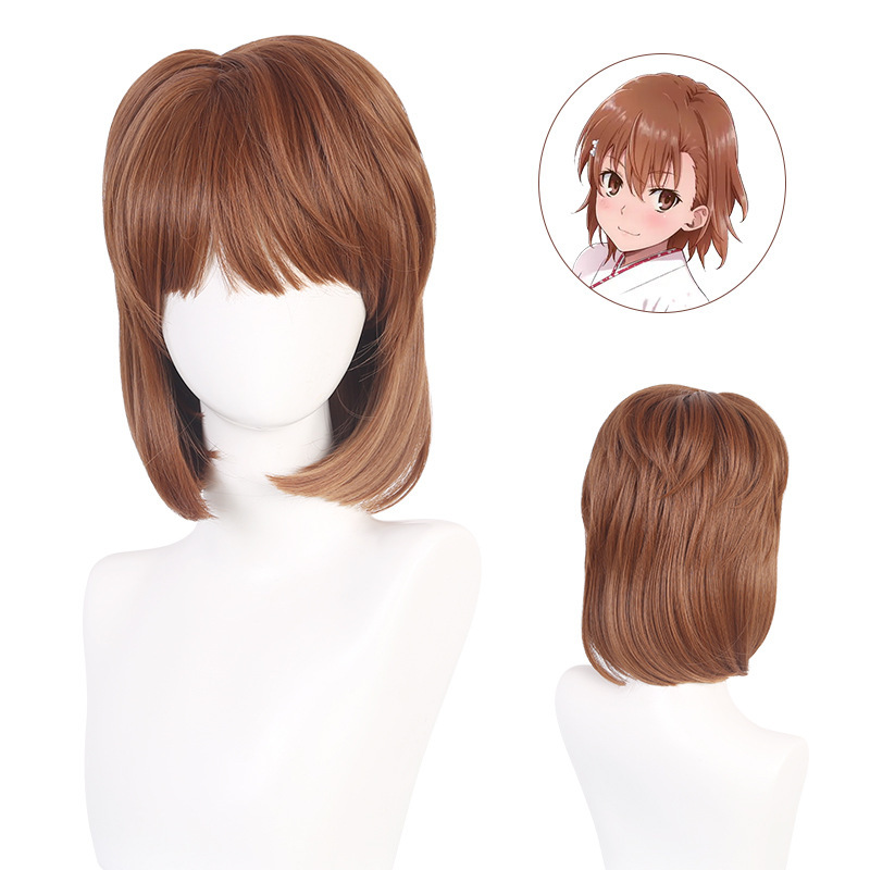 Magic Forbidden Book Catalog/Scientific Super Electromagnetic Cannon Misaka Mikoto Cannon Sister Cos Anime Wig Ready Stock