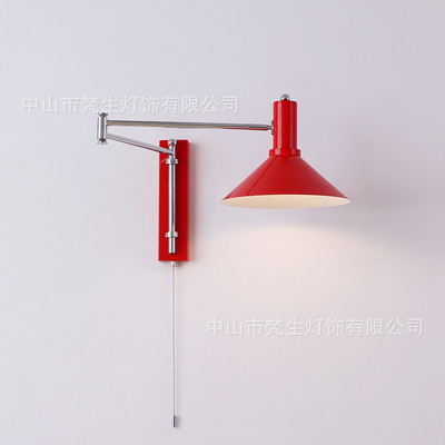 意大利壁灯中古包豪斯伸展长臂可移动工作室摄影卧室复古折叠灯|ru