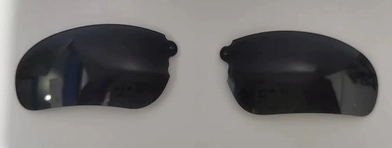 Black glasses, lens