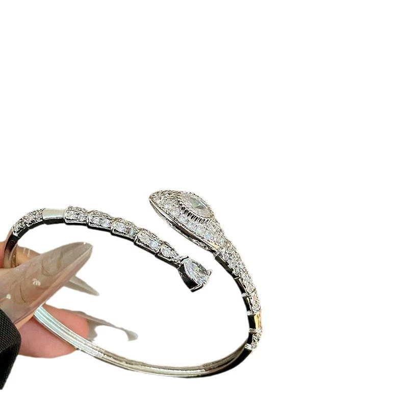 Зирконий, модный небольшой дизайн sapphire браслет, микро инкрустировка, цветочный