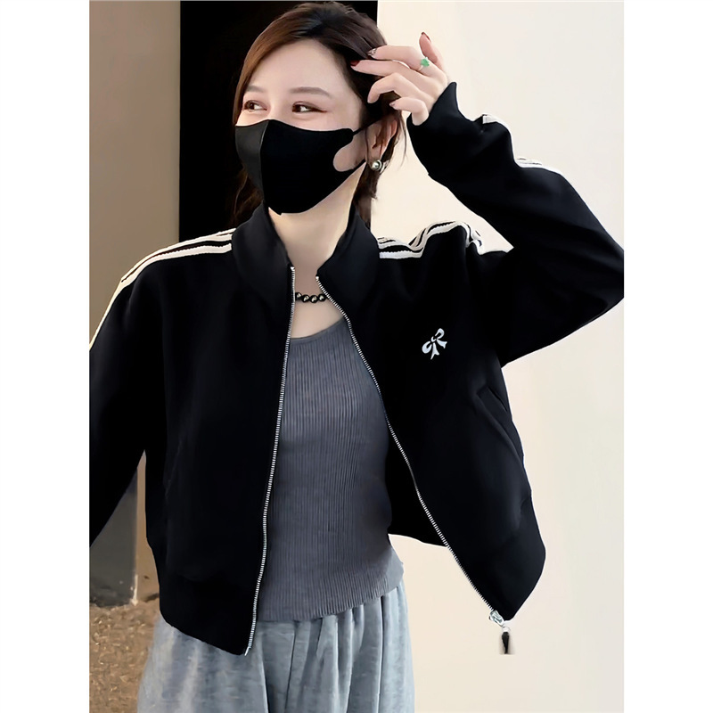 短款棒球服外套女款春秋2025初秋季新款爆款韩系休闲夹克开衫上衣|undefined