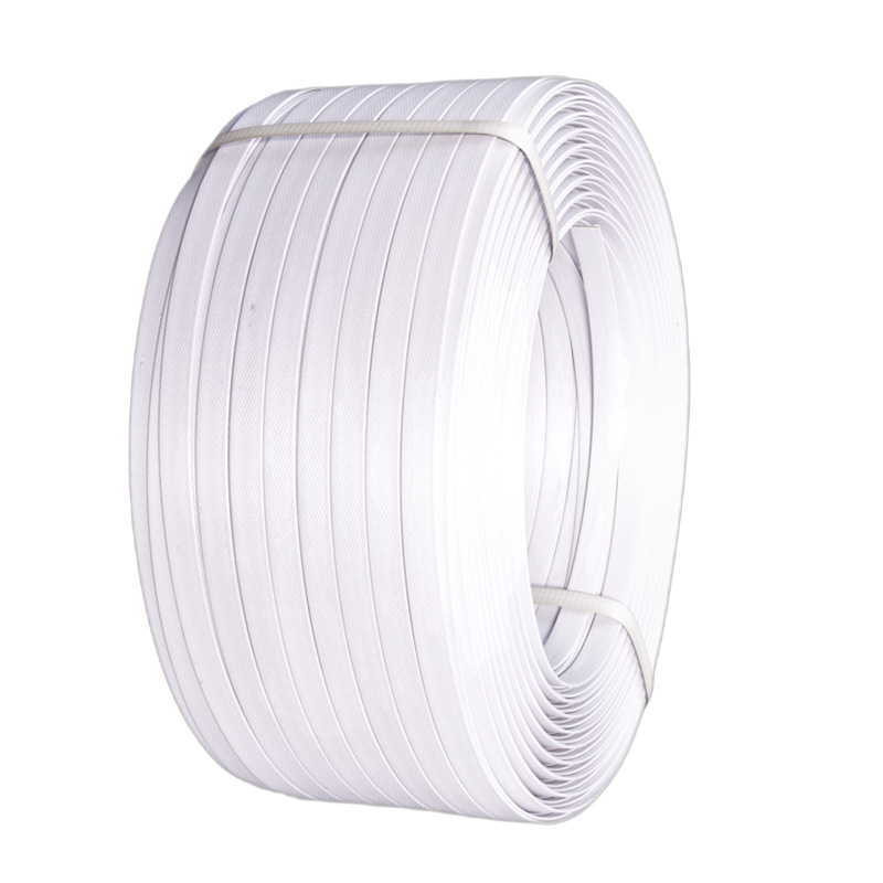 Venta al por mayor de alto grado especial blanco PP hecho a mano cinturón de embalaje cinturón de plástico máquina de embalaje manual especial hebilla de embalaje cinturón blanco