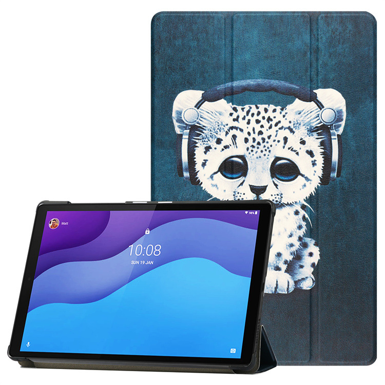 Applicable to Nokia T10 tri-fold caster ultra-thin drop-resistant painted tablet computer protective case