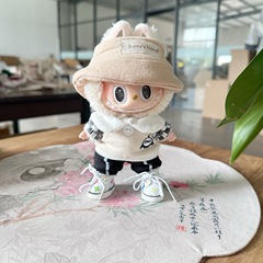 僅衣服】17CM一代盲盒拉布布公仔衣服LABUBU掛件着替運動休閒套裝