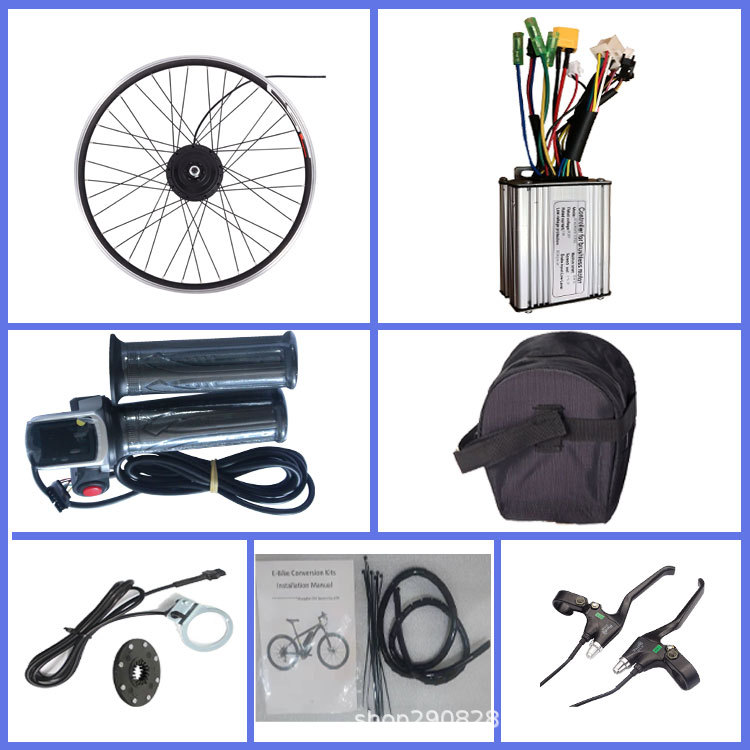 Suministro directo de fábrica 36V350W bicicleta eléctrica montaña modificación con mango instrumento Kit