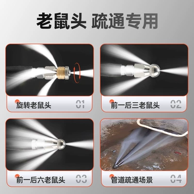 sewage cleaning machine nozzle — High pressure car wash water gun