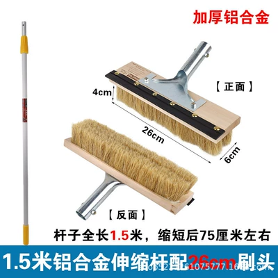 Extended Handle Telescopic Pole Bristle Car cleaning tools