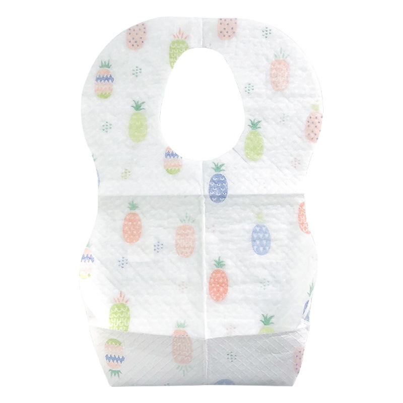 7.1g thickened Disposable bib baby independent pack in stock disposable children's Disposable bib baby bib
