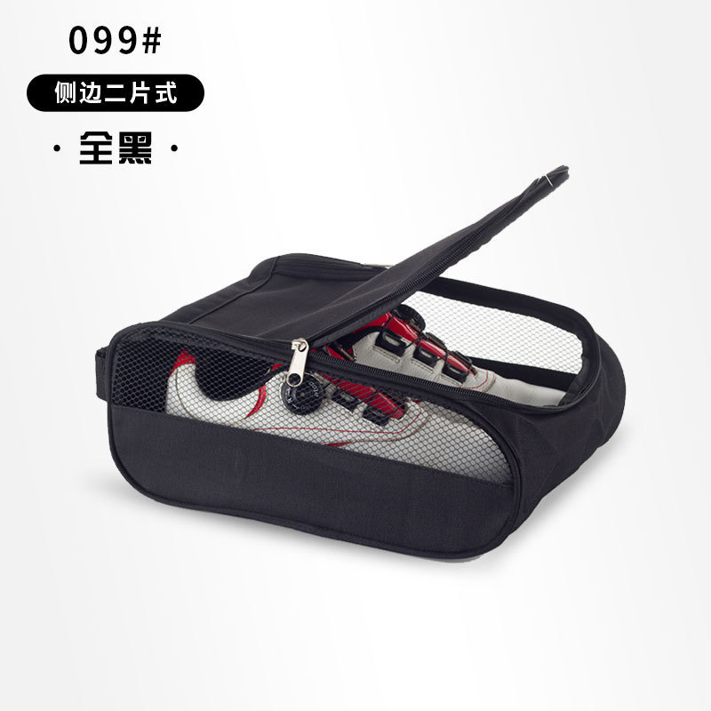 Bolsa de golf de Venta caliente global bolsa de viaje Bola de almacenamiento a prueba de polvo transpirable conveniente bolsa de zapatos de golf entrega de una sola pieza