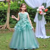 Вечернее платье для принцессы, юбка на девочку, свадебное платье, костюм, длинная юбка, Amazon, из фатина, для выступлений