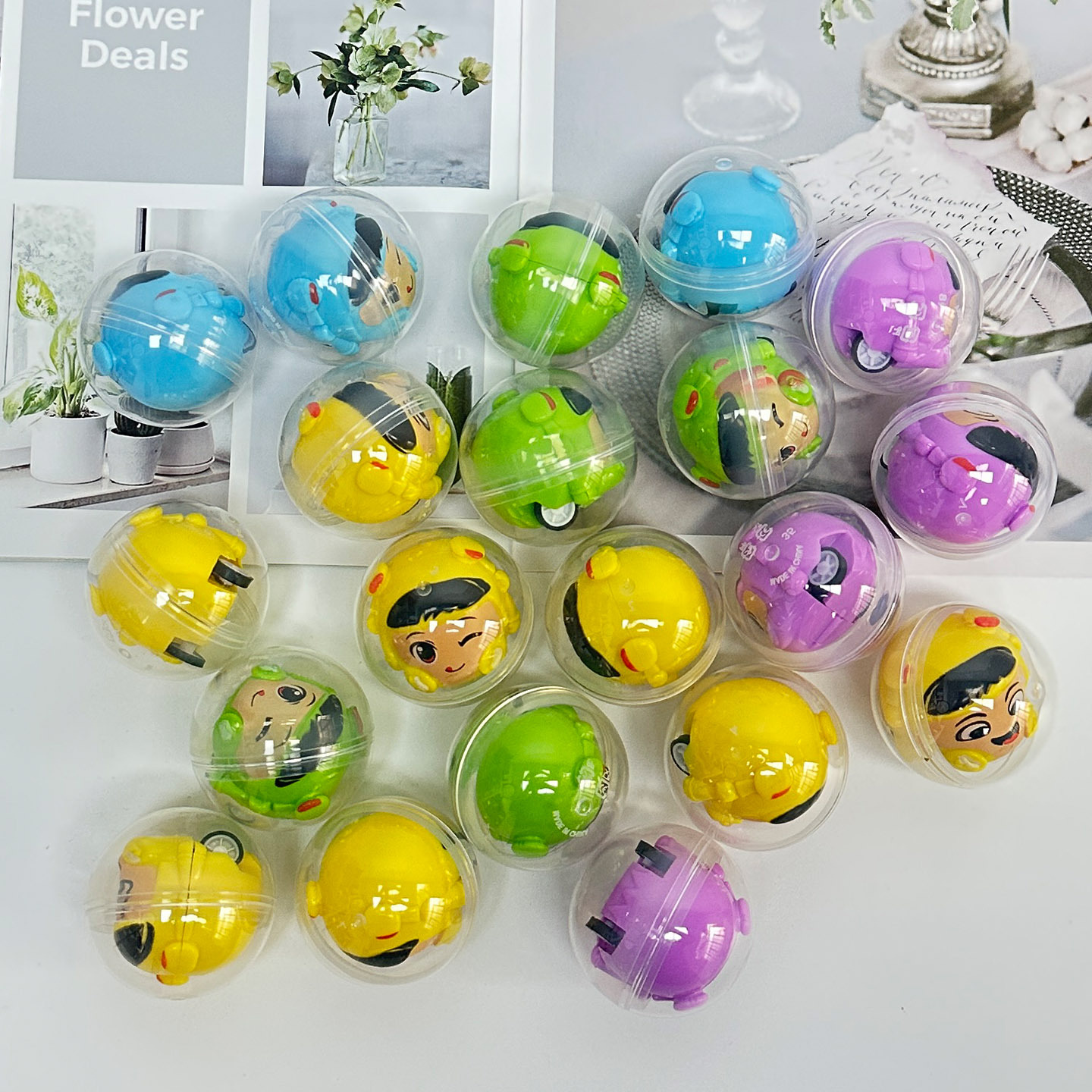 45mm Gacha de vuelta a la fuerza Nezha Gacha de 2 yuanes máquina que funciona con monedas para niños Gacha de caja de 4.5cm Gacha de juguete de bola al por mayor