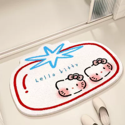 Avtomobil döşəmə paspasları — Kitty Floor Mat Imitation Cashmere - kt-cat-27-4060cm-skin-friendly-imitation-cashmere