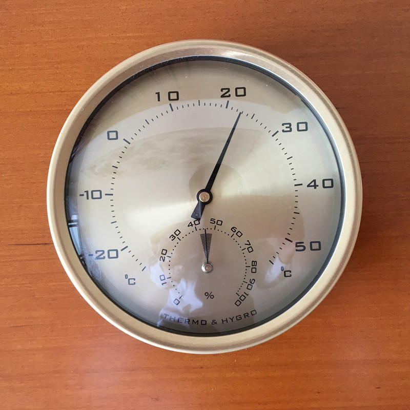 132mm pointer type bimetal round temperature and humidity meter with the specification thermometer humidity Museum collection 132mm pointer type bimetal round temperature and humidity meter with the specification thermometer humidity Museum collection