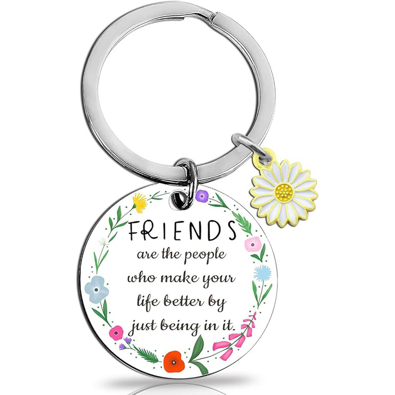 Amazon New Ladies Keychain Friendship Gift for Best Friends Birthday Gift Color Printing