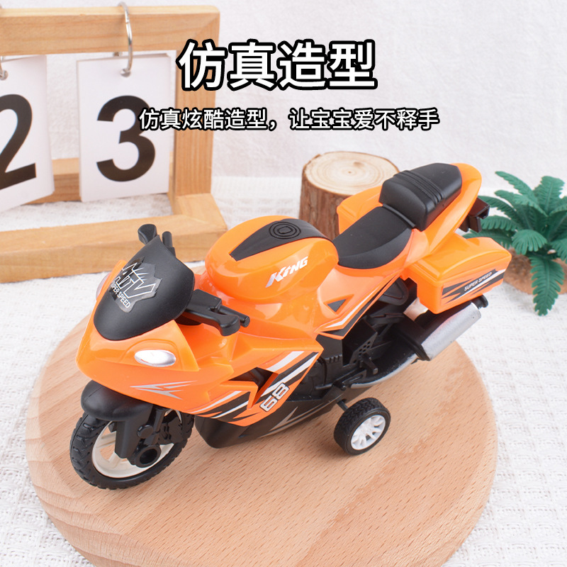Coches de juguetes para niños retroalimentación cool motocicleta niño modelo de locomotora de simulación bebés regalos al por mayor