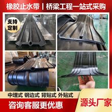中埋式651型橡胶止水带钢边式外贴式背贴式652型止水带遇水膨胀厂