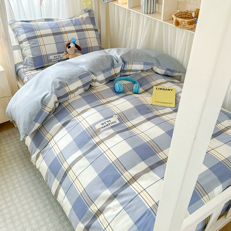 Cotton 3-Piece Bedding Set with Pillowcases — Breathable sheets in assorted cute prints