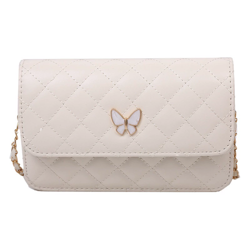 Сумка Женская Осень-зима 2022 Новое поступление Стильная сумка с цепочкой в Корейском стиле Модная ромбическая сумка через плечо на одно плечо Маленькая квадратная сумка