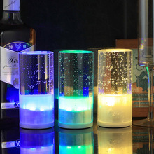 清吧酒吧氛围充电台灯led咖啡餐厅水晶服务卡座桌灯ktv装饰小夜灯