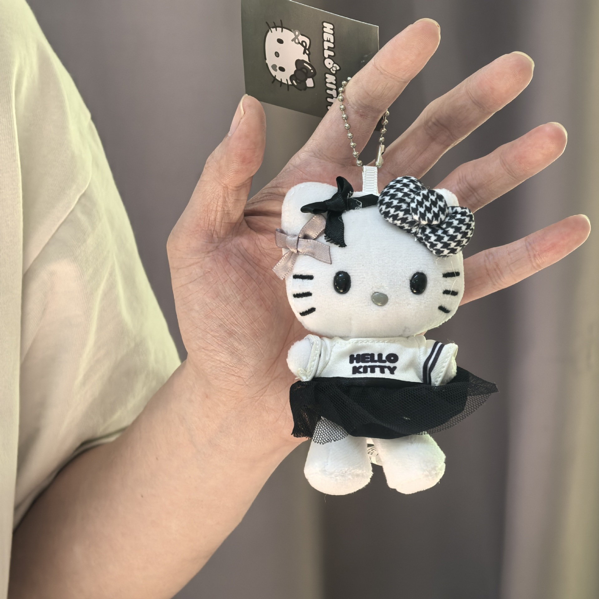 Amor hellokitty muñeca colgante llavero colgante bolsas de regalo bolsas de peluche lindo muñeca colgante lindo