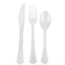 一次性塑料西餐刀叉勺食品级牛排甜点西式餐具聚餐活动