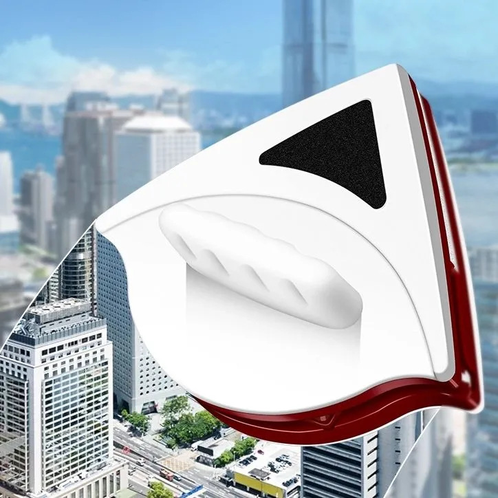 High Suction Double-sided Wipe Glass Artifact High-altitude Wipe Insert Wash Universal Windows Three-layer High-rise Window Special for Home Economics