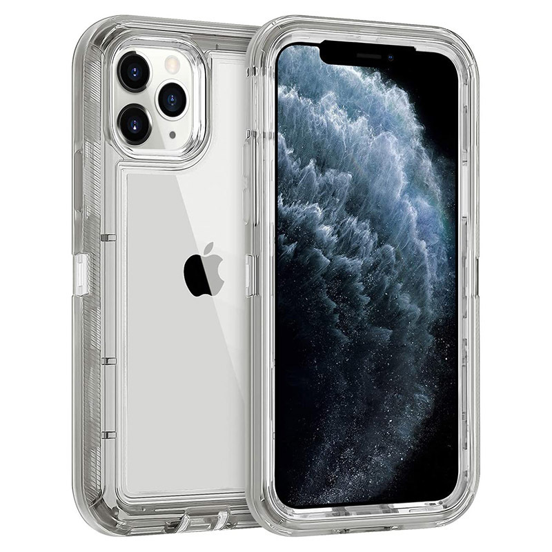 IPhone 16 14 13 12 11 15 promax携帯ケース3 in 1透明転倒防止Plusを適用|undefined