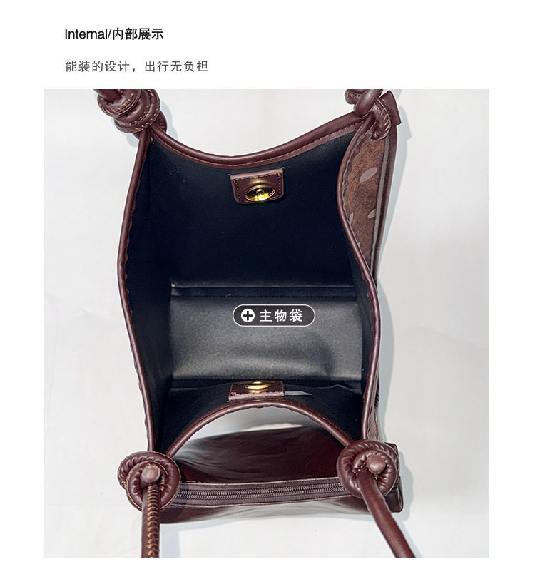 Túi tote nữ da lộn mờ cỡ lớn dáng shopping, túi đeo vai hai quai, phong cách tối giản — màu cà phê, màu kaki, màu nâu chi tiết 7