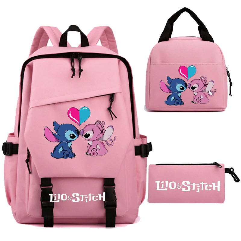 Рюкзак Stitch Star Baby Stidi, сумка для риса и ручка, студенческие сумки, сумки из трёх частей