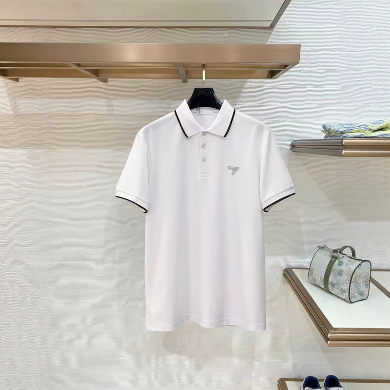 Nanyou Prada Foreign Trade High-Quality Men's Polo Shirt, Men's Business Gentleman Polo Shirt