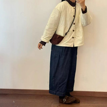 日系文艺复古棉服外套女秋冬新款宽松休闲百搭夹棉上衣