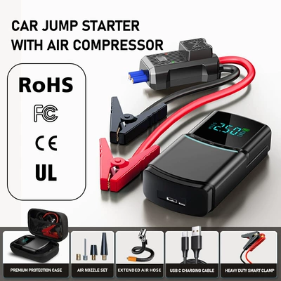 Hava nasosu emergency power Jump - bn03-black-smart-clipeva-bag-12000mah