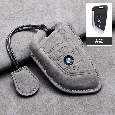 new x1x3x4x5 bag 118i, Car key bag - bmw-type-a-hollow-dark-gray-leather-rope