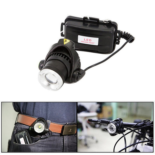 Cross-border USB induction head-mounted t6 strong light rechargeable headlight led zoom outdoor mountaineering night fishing light wholesale