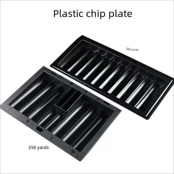 Plastic Chip Tray Storage Box Return Storage Box Tray Shelf Collection 6 Gridss 350 Yards or 10 Gridss 500 Yards