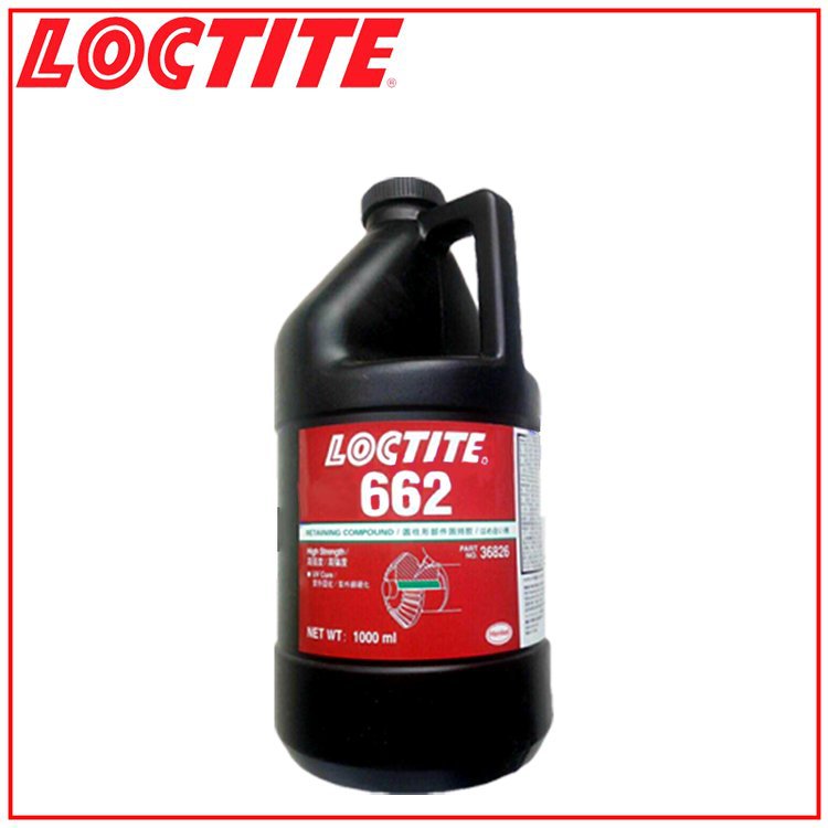 汉高乐泰 LOCTITE 圆柱形部件固持胶 662 黄褐色 1L/瓶 M00001408