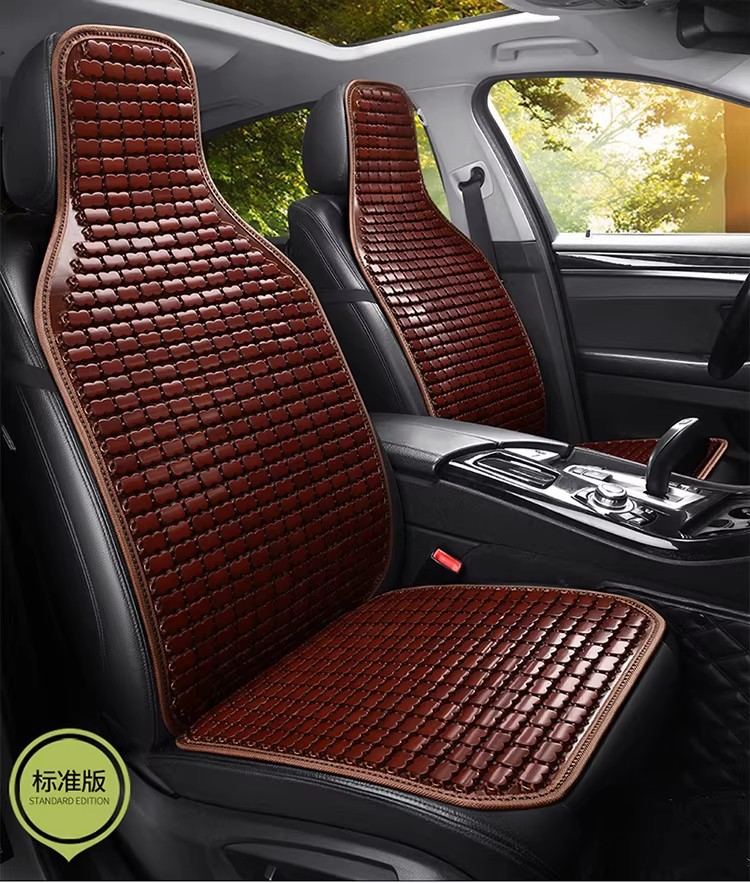 Summer Cooling Mat Seat Cushion for Office Computer Chair, Summer Car Seat Cushion, Chinese-Style Mahjong Bamboo Mat Cooling Pad