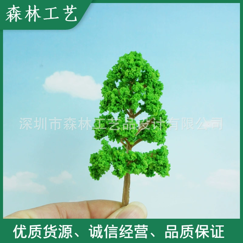 Ручная работа, микроландшафт, пластиковая модель дерева, песочный стол, растение, сделай сам, микроландшафт, ель, порошок дерева с мелкими порами