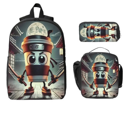 Nuevo producto transfronterizo Italian Brainrot Mochila con estampado digital