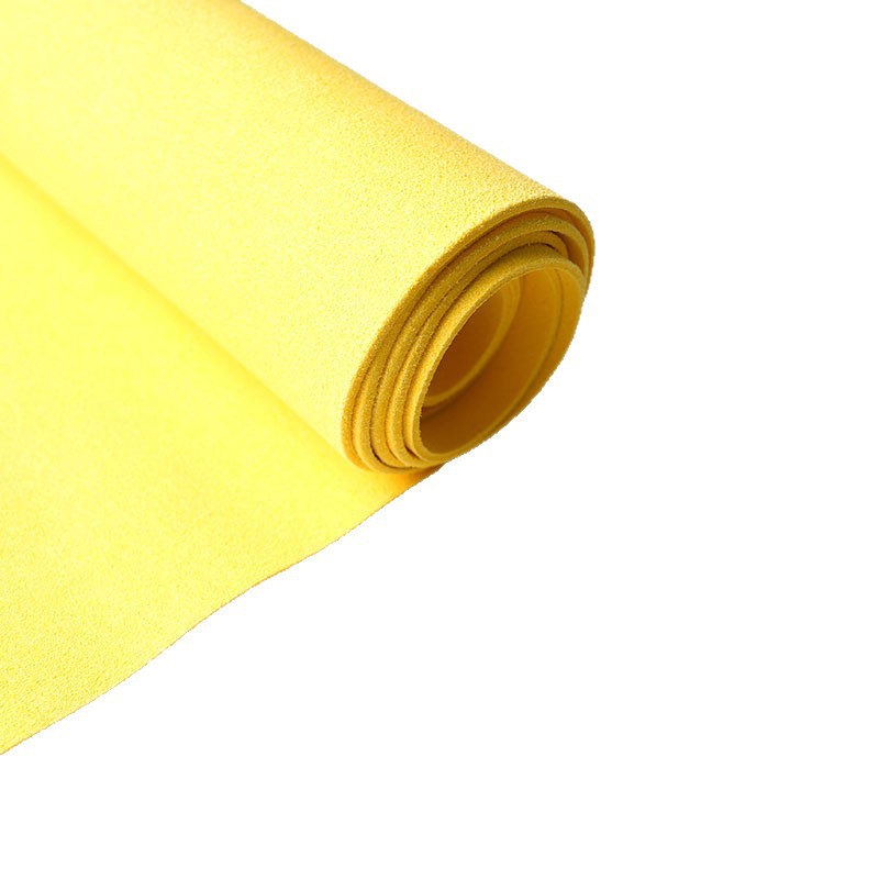 Manufacturer's In-Stock 1.4mm Thick Double-Sided Velvet Microfiber Gloves for Shoe Materials, Sports Goods, and Luggage Use, Made of Suede