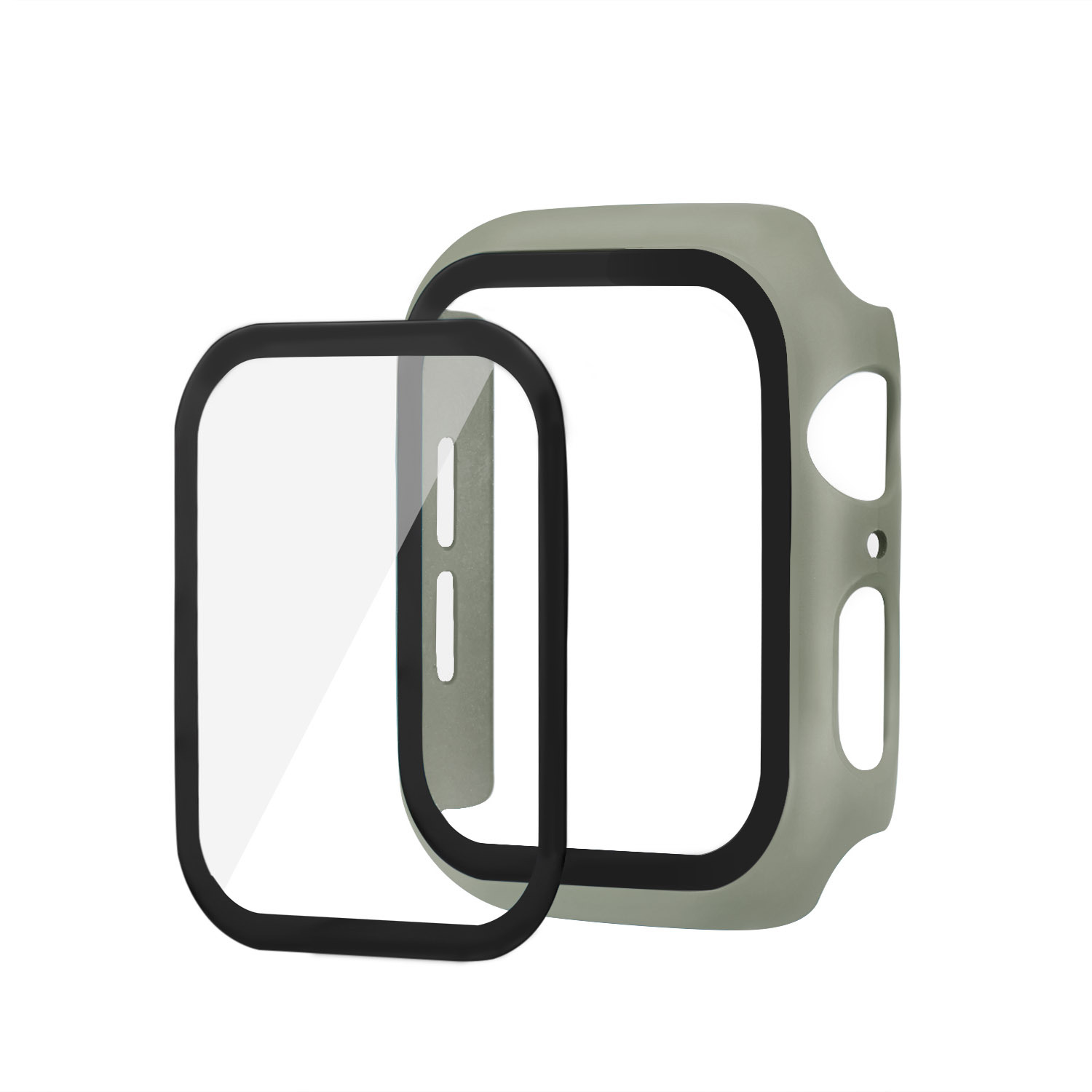 アップルの時計ケースを適用して、2合1転倒防止iwatch9保護ケース強化膜一体腕時計保護カバー